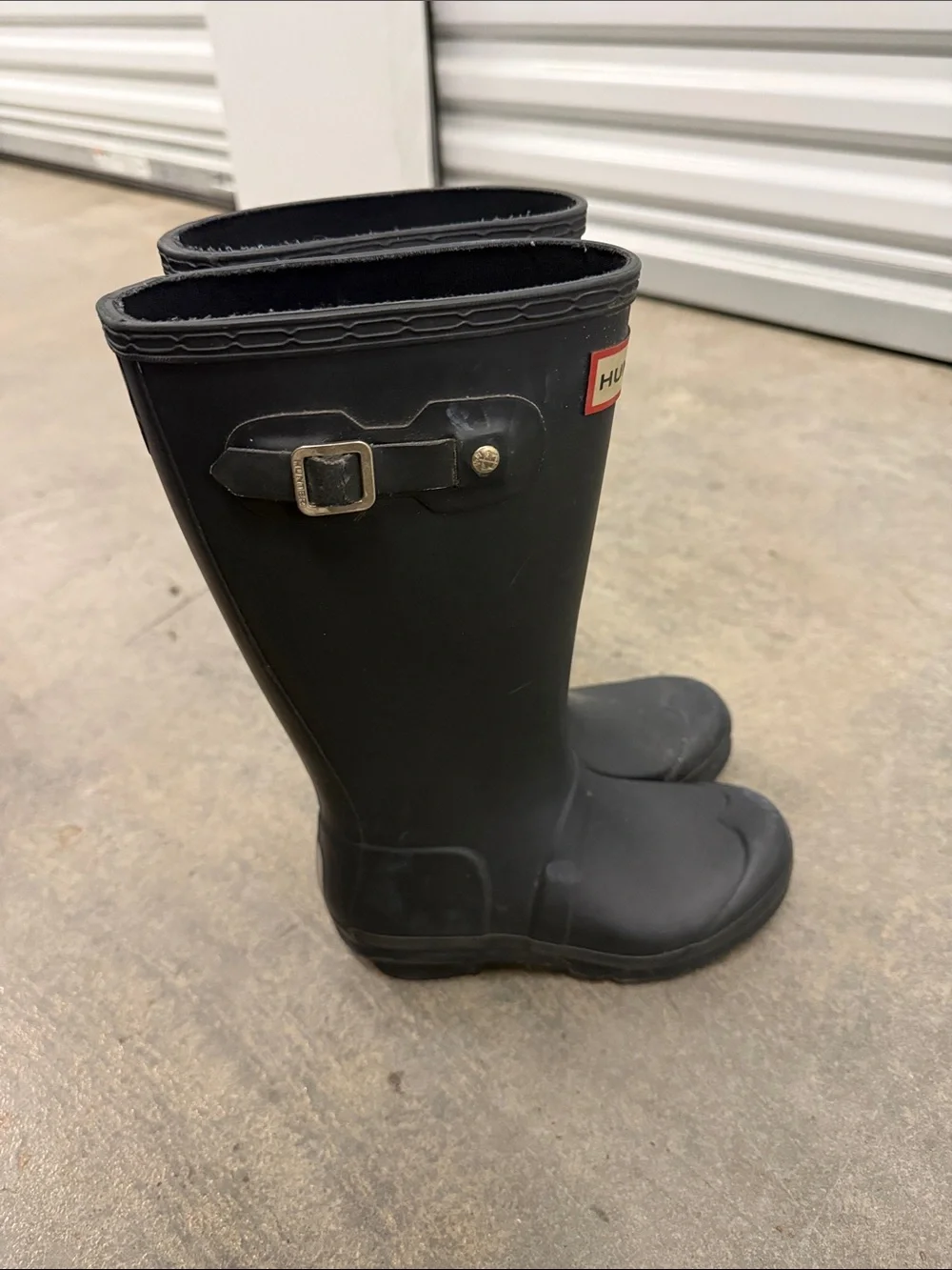 Hunter Black Knee-High Waterproof Boots